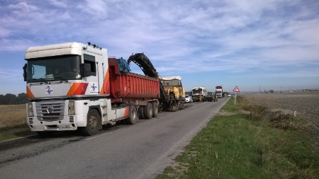 Imagen Comienzan las obras de refuerzo del firme de la carretera de Chañe a Fresneda de Cuéllar